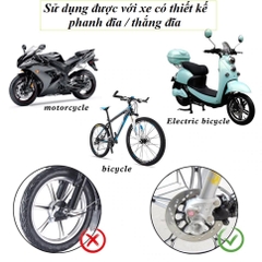 Khóa Đĩa Kinbar Xe Máy Chống Trộm Có Còi Báo Động Âm Thanh Lớn Alarm Chính Hãng