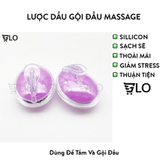 Lược Dầu Gội Đầu Massage Silicon Thư Giãn, Chống Gãy Rụng Tóc Giúp Làm Sach Da Đầu, Tẩy Tế Bào Cao Cấp
