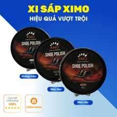 Xi Đánh Giày Ximo Đen, Không Màu, Nâu Cao Cấp Chính Hãng