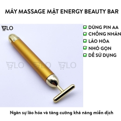 Máy Massage Mặt Rung Cầm Tay Mini Energy Beauty Bar Dùng Pin AA, Cây Matxa Mặt Bút Mát Xa Sau Phun Xăm Mắt Môi Mày