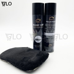 Chai Glossy Wax Xịt Sạch Và Làm Bóng Giày Đồ Da, Túi Ví, Áo, Ghế Da Giúp Vệ Sinh, Dưỡng Ẩm Chống Mốc