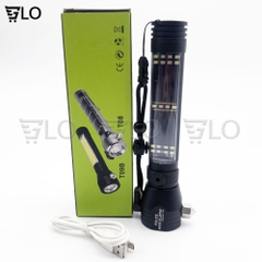 Đèn Pin Đa Năng T08 Dùng Năng Lượng Mặt Trời
