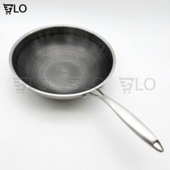 Chảo Siêu Chống Dính Sâu Lòng Lưới Tổ Ong 32cm