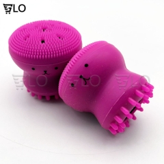 Cọ Massage Bạch Tuộc Rửa Mặt 2 Đầu Giúp Sạch Mụn - Làm Sạch Sâu, Massage Nhẹ Nhàng, Nhỏ Mà “Có Võ”