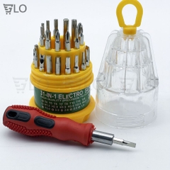 Bộ Vít Tròn Có 31 Đầu Thay Thế 31 In 1 Nhỏ Gọn, Sửa Chữa Dễ Dàng, Tiện Lợi