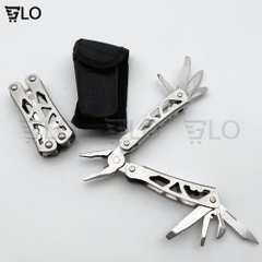 Kềm Thép Đa Năng 11.5cm, Gồm Tua Vít, Cưa, Dao, Dũa, Dùi, Mở Nắp Chai,..., Nhỏ Gọn Phù Hợp Đi Phượt