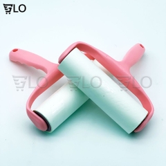 Cây Lăn Bụi Quần Áo Loại Lớn 10cm/16cm, 2 Cuộn Lăn Thay Thế – Gọn Nhẹ, Sạch Sẽ Từng Sợi Vải