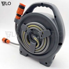 Bộ Vòi Rửa Xe, Tưới Cây Rulo Thu Cuộn Ống Nước Dây Dài 12m