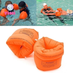 Combo 2 Chiếc Phao Tay Tập Bơi Cho Trẻ Em Và Người Lớn Đủ Màu Cam, Xanh, Hồng, Vàng