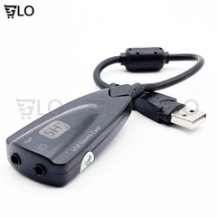 USB Sound Card Cao Cấp 5HV2 7.1 – Âm Thanh Đỉnh Cao, Dễ Dàng Sử Dụng