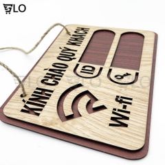 Bảng Gỗ Decor Wifi Password Treo Tường, Trang Trí Homestay, Tạo Điểm Nhấn Độc Đáo Cho Không Gian Của Bạn