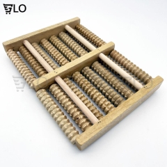 Bàn Lăn Massage Chân Bằng Gỗ Loại 12-16 Thanh