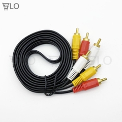 Dây Tín Hiệu Âm Thanh: 3.5 Ra 2 Đầu AV, 4 Đầu AV, 6 Đầu AV - Kết Nối Âm Thanh Hình Ảnh Chuẩn RCA, Siêu Bền, Chống Nhiễu