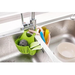 Giỏ 2 Lớp Đựng Dụng Cụ Rửa Chén Silicon Độ Bền Cao - Thiết Kế Thông Minh, Gọn Gàng Tối Ưu Không Gian