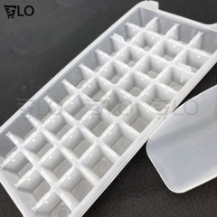 Khay 36 Viên Đá Và Xẻng Đá Tiện Lợi Để Tủ Lạnh, Nhựa Cao Cấp – Nhỏ Gọn, Vệ Sinh, Siêu Tiện Lợi