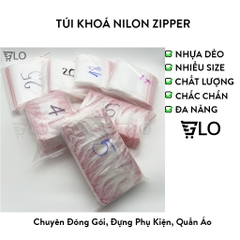 1 Kg Túi Nilon Khoá Zipper Miết Mép, Vuốt Miệng Ziplock Trong Suốt Chuyên Đóng Gói, Đựng Phụ Kiện, Quần Áo