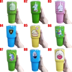 Ly Giữ Nhiệt Yeti Thái Lan 900ml Kèm Túi Xách, 2 Ống Hút Và Cọ Rửa