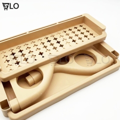 Kệ Nhựa 2 Tầng Lớn Đựng Vật Dụng Nhà Bếp 40 x 32 x 24cm