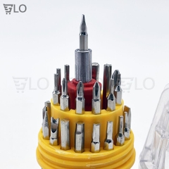 Bộ Vít Tròn Có 31 Đầu Thay Thế 31 In 1 Nhỏ Gọn, Sửa Chữa Dễ Dàng, Tiện Lợi