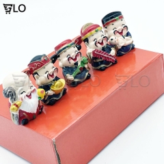 Bộ Tượng 5 Ông Thần Tài May Mắn Phong Thủy