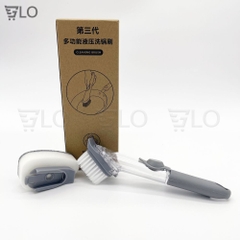 Cây Cọ Chà Rửa Xoong 2 in 1 Có Chổ Đựng Xà Phòng