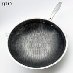 Chảo Siêu Chống Dính Sâu Lòng Lưới Tổ Ong 32cm