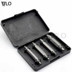 Bộ 4 Mũi Khoan Đa Năng Speed Out Giúp Loại Bỏ Ốc Vít, Bulong Chất Liệu Thép Carbon Dùng Cho Máy Khoan