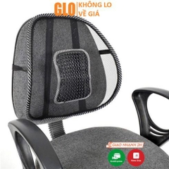 Tấm Lưới Tựa Lưng Ghế Văn Phòng, Ô Tô, Miếng Dựa Ngồi Xe Hơi, Hỗ Trợ Cột Sống, Giảm Nhức Mỏi, Áp Lực Đè Lên Cột Sống