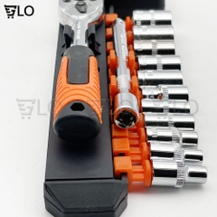 Bộ Cờ Lê Ổ Cắm Ratchet Đa Chức Năng, Bộ Khẩu Tay Vặn 1/4