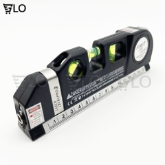 Thước Thủy Nivo Cân Mực Laser Đa Năng F2018 Fixit Laser Levelpro3 2 Tia Dọc Ngang + Tặng Kèm Pin
