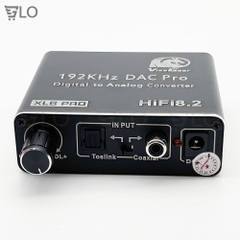 Bộ Vinagear XL6 Pro Chuyển Quang Optical Sang Audio(Digital Sang Analog) Chính Hãng Cao Cấp, Có Nút Điều Chỉnh Âm Lượng