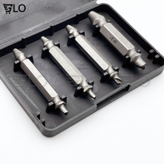 Bộ 4 Mũi Khoan Đa Năng Speed Out Giúp Loại Bỏ Ốc Vít, Bulong Chất Liệu Thép Carbon Dùng Cho Máy Khoan
