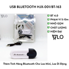 USB Bluetooth HJX-001 Tạo Bluetooth Cho Loa & Amply, Biến Loa Thường Thành Loa Không Dây – Chỉ Trong 1 Bước Cắm