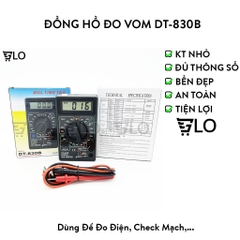 Đồng Hồ Đo Vom Cho Thợ Điện Tử DT-830B