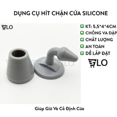 Dụng Cụ Hít Chặn Cửa Silicone Chống Va Đập