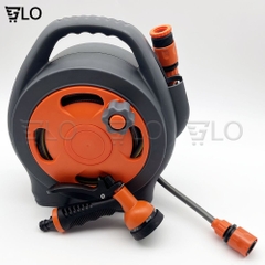 Bộ Vòi Rửa Xe, Tưới Cây Rulo Thu Cuộn Ống Nước Dây Dài 12m