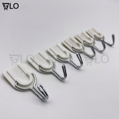 Combo 6 Cái Móc Treo Dán Tường Bằng Nhựa Đa Năng