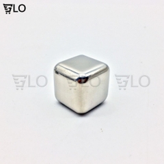 Hộp 8 Viên Đá Lạnh Inox Hình Vuông Không Tan Cooling Cubes Kèm 1 Gắp