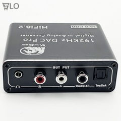 Bộ Vinagear XL6 Pro Chuyển Quang Optical Sang Audio(Digital Sang Analog) Chính Hãng Cao Cấp, Có Nút Điều Chỉnh Âm Lượng