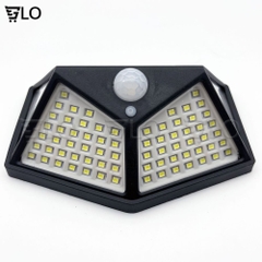 Đèn Led Năng Lượng Mặt Trời Cảm Biến Chuyển Động 100 Led 3 Chế Độ Siêu Sáng Chống Nước