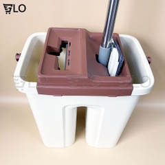 Bộ Cây Lau Nhà 2 Ngăn Kèm Thùng Tự Vắt Tiện Dụng