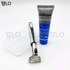 Dao Cạo Râu 2 Lưỡi Thế Hệ Mới Kèm 36 Đầu Thay Tiện Lợi(Tặng Kèm Tuýp Kem Cạo Râu)