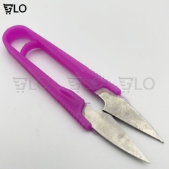 Kéo Bấm Chỉ Nhỏ Gọn Inox Cán Nhựa - 10.5cm, Nhẹ 12gr, Sắc Bén, Tiện Dụng