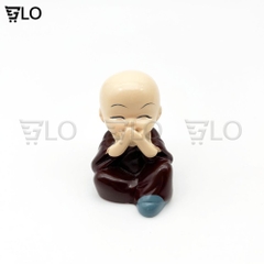 Bộ Tượng 4 Chú Tiểu Bốn Không, Mang Lại Bình Yên, May Mắn, Để Bàn Làm Việc, Xe Hơi, Để Trang Trí