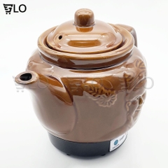 [Hỏa Tốc HCM] Ấm Siêu Sắc Thuốc Bắc 2.8L Kèm Vòng Sứ Cao Cấp