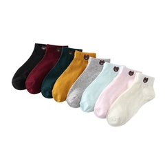 Combo 10 Đôi Tất Vớ Chân Hình Gấu Brown Nhiều Màu
