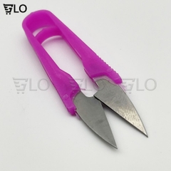 Kéo Bấm Chỉ Nhỏ Gọn Inox Cán Nhựa - 10.5cm, Nhẹ 12gr, Sắc Bén, Tiện Dụng