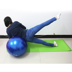 Bóng Tập Thể Dục Yoga 80x40cm Hình Hạt Đậu Phộng, Củ Lạc Kèm Bơm Chân