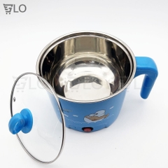 Ca Nấu Mì Không Có Lồng Hấp - Tay Cầm Dọc, Nấu Nước, Luộc Trứng Đa Năng Size 18cm
