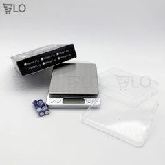 Cân Tiểu Ly 0.5Kg/1Kg/3Kg Cao Cấp Độ Chính Xác Cao(Tặng Kèm 2 Pin AAA, 2 Khay Nhựa)